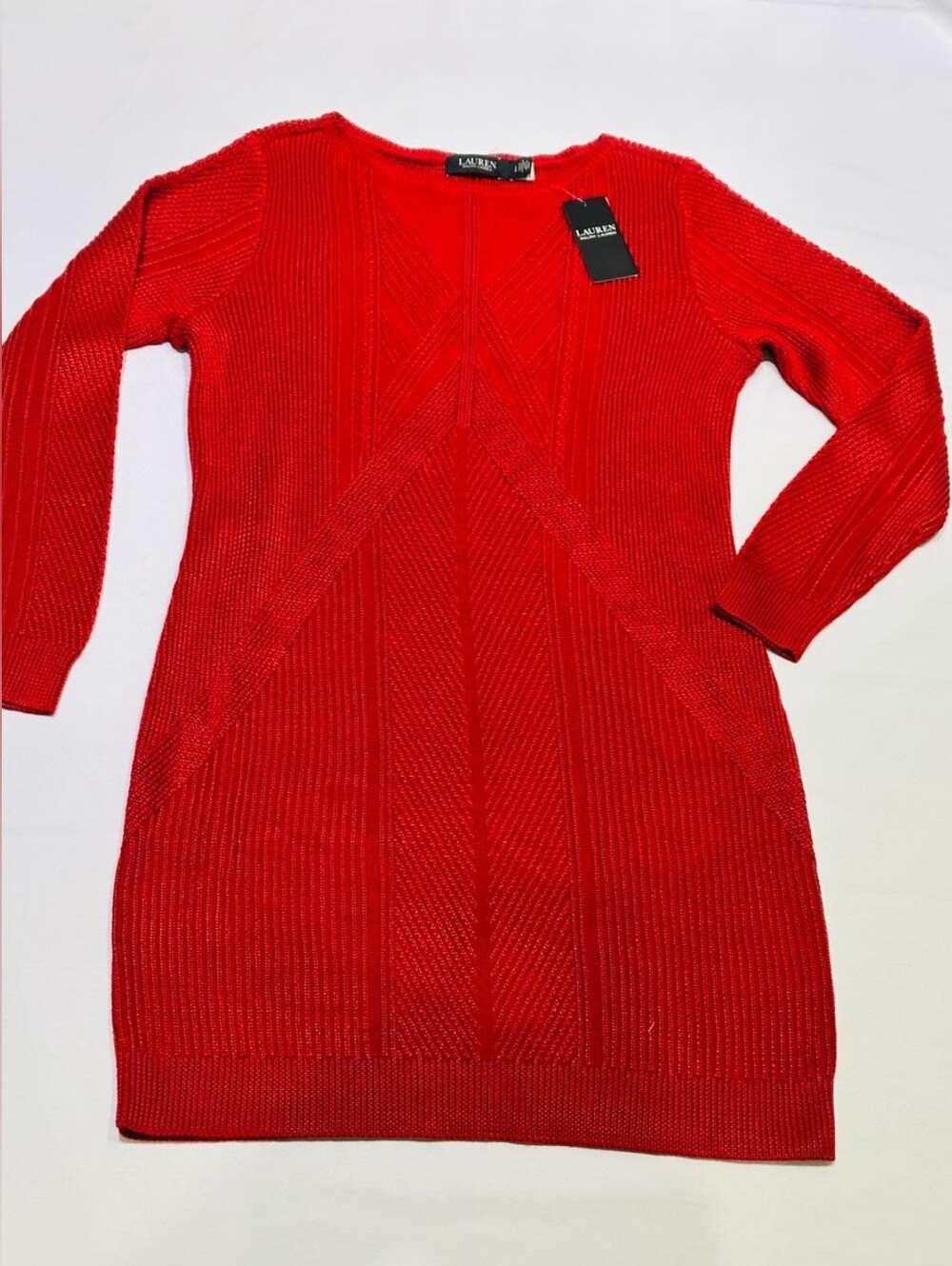❤️ STUNNING LAUREN RALPH LAUREN RED DRESS – NEW WITH TAGS | SIZE L